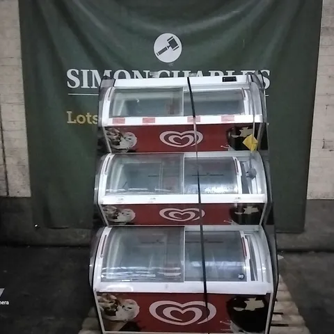 WALL'S TRIPLE LEVEL DISPLAY MEDIUM ICE CREAM FREEZER