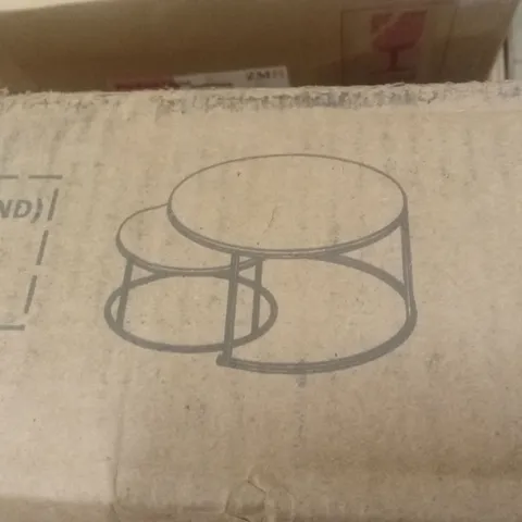 BOXED NESTING COFFEE TABLE SET (1 BOX)