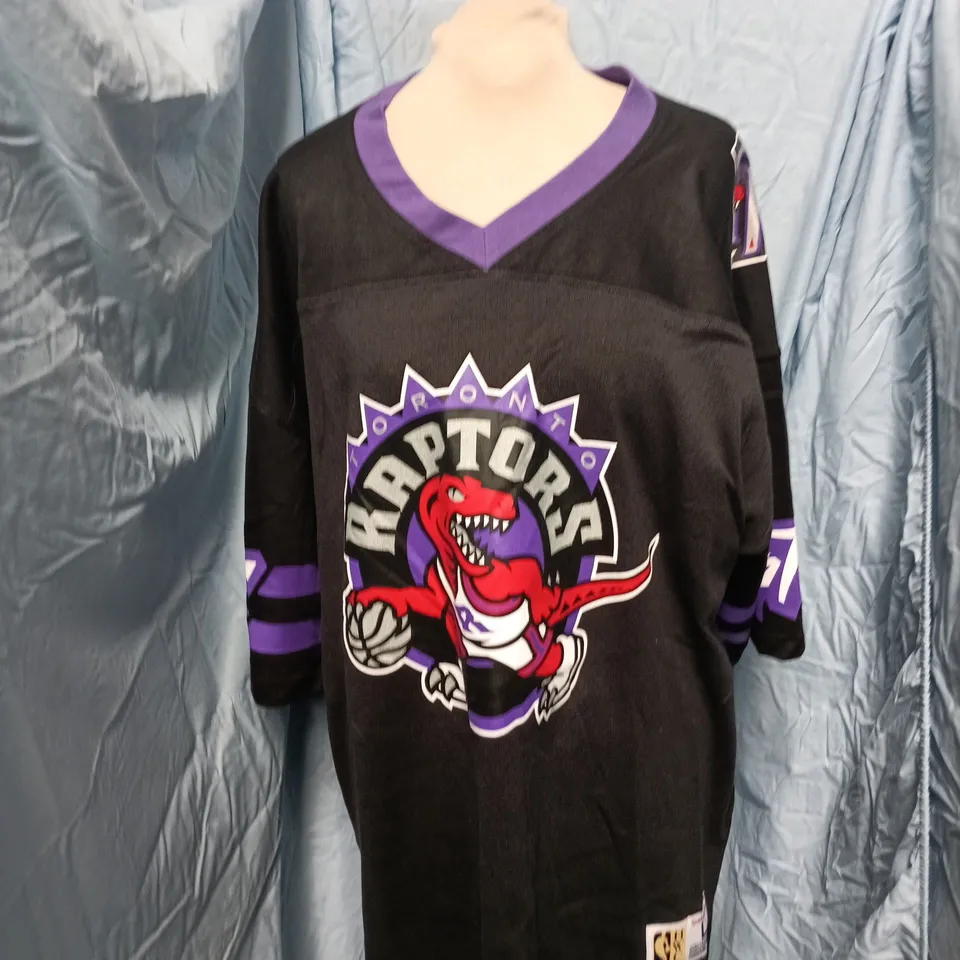 MITCHELL & NESS NBA TORONTO RAPTORS JERSEY – BLACK, SIZE L