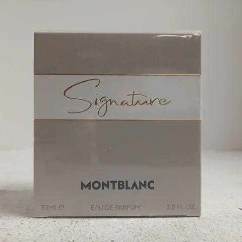 SEALED MONTBLANC SIGNATURE EAU DE PARFUM 90ML