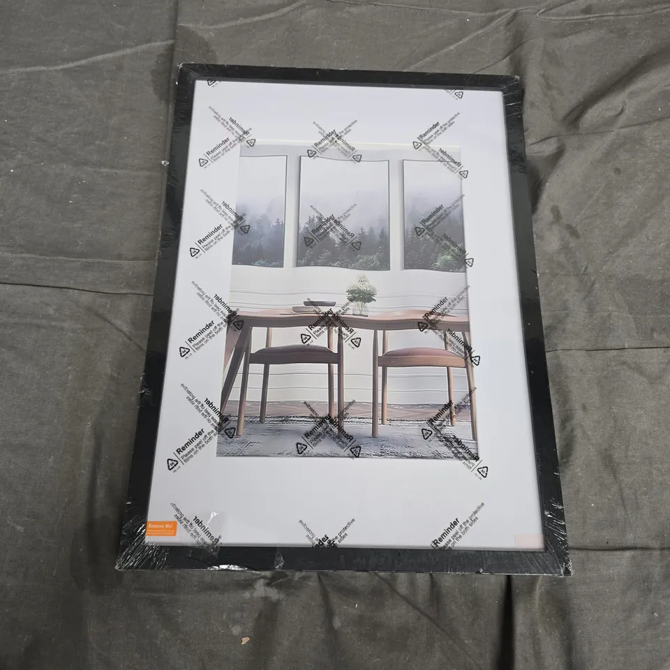 A3 PICTURE FRAMES, BLACK WOOD – SET OF 2
