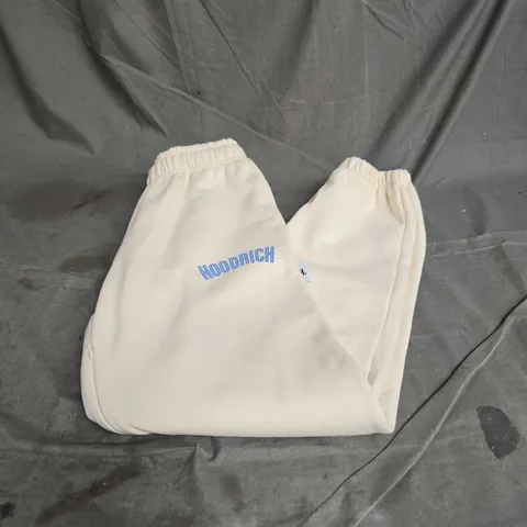 HOODRICH JOGGERS IN CREAM/BLUE SIZE XS