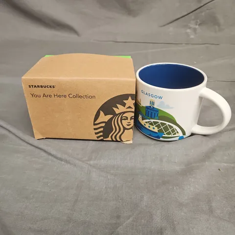 BOXED STAARBUCKS YOU ARE HERE COLLECTION MUG - GLASGOW