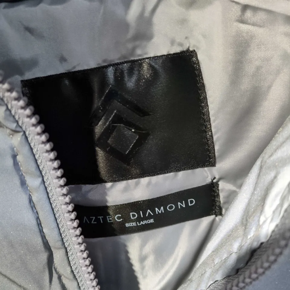 AZTEC DIAMOND PUFFER VEST – UK SIZE LARGE
