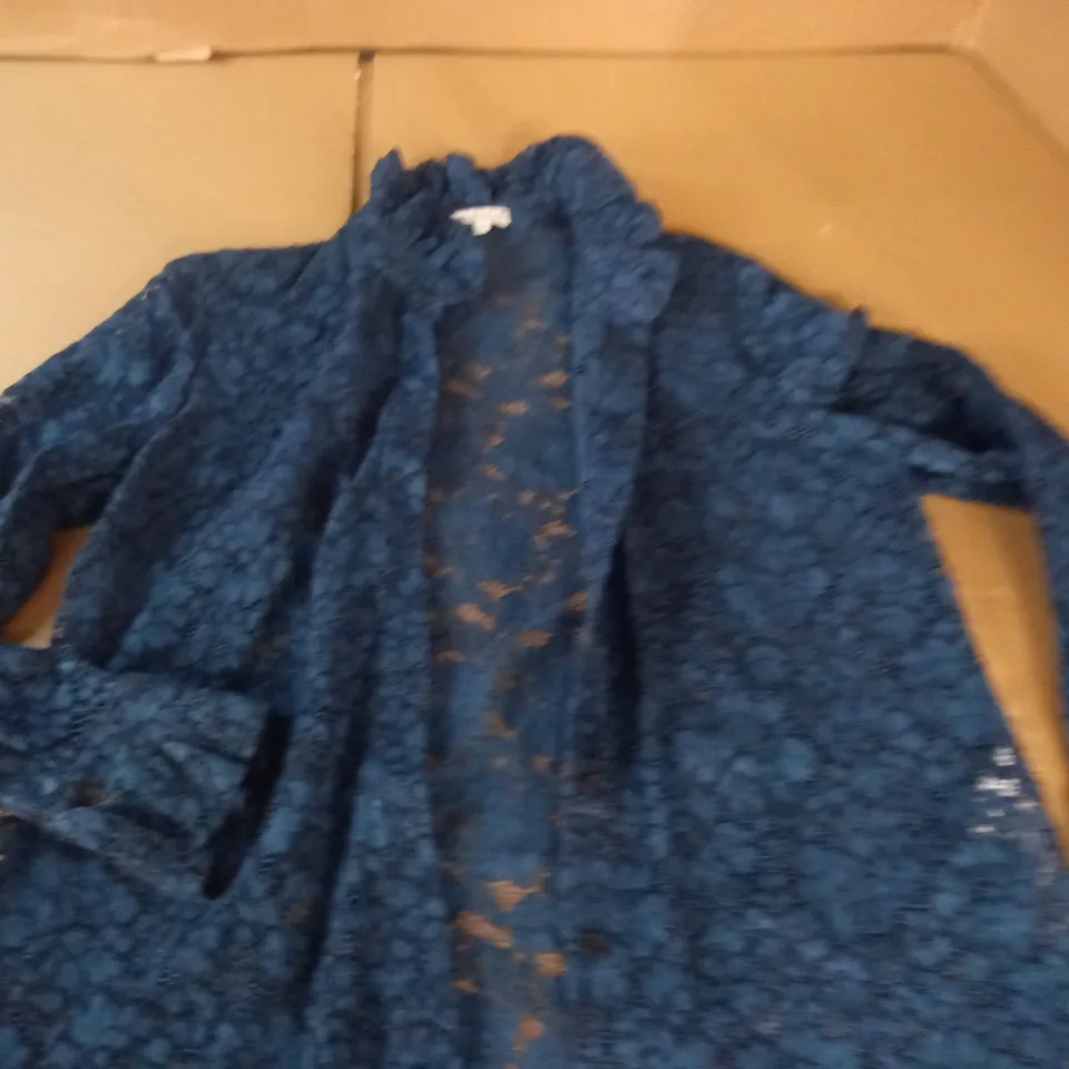 CLAUDIE PIERLOT BLUE LACE TOP - 38