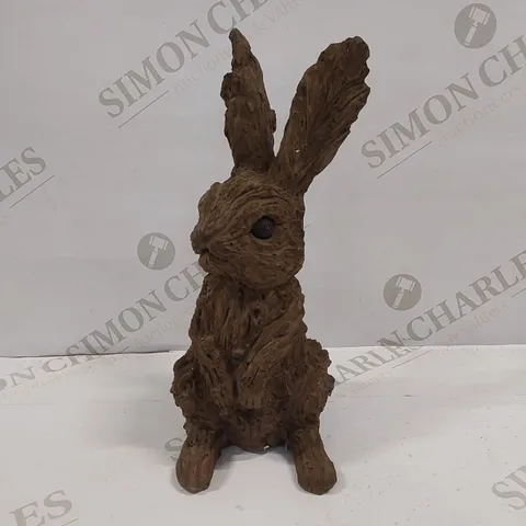 BOXED ROSAS BUNNY/RABBIT ANIMALS PLASTIC GARDEN STATUE