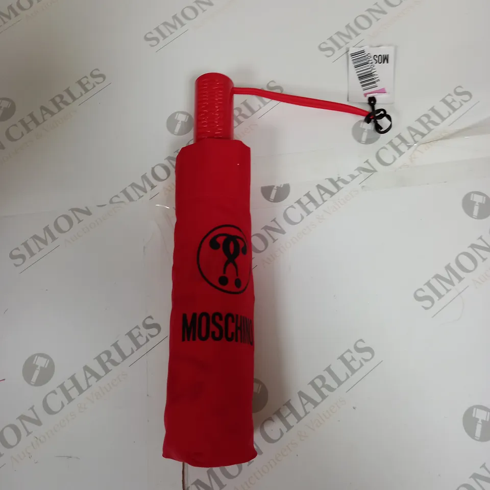 RED MOSCHINO UMBRELLA 