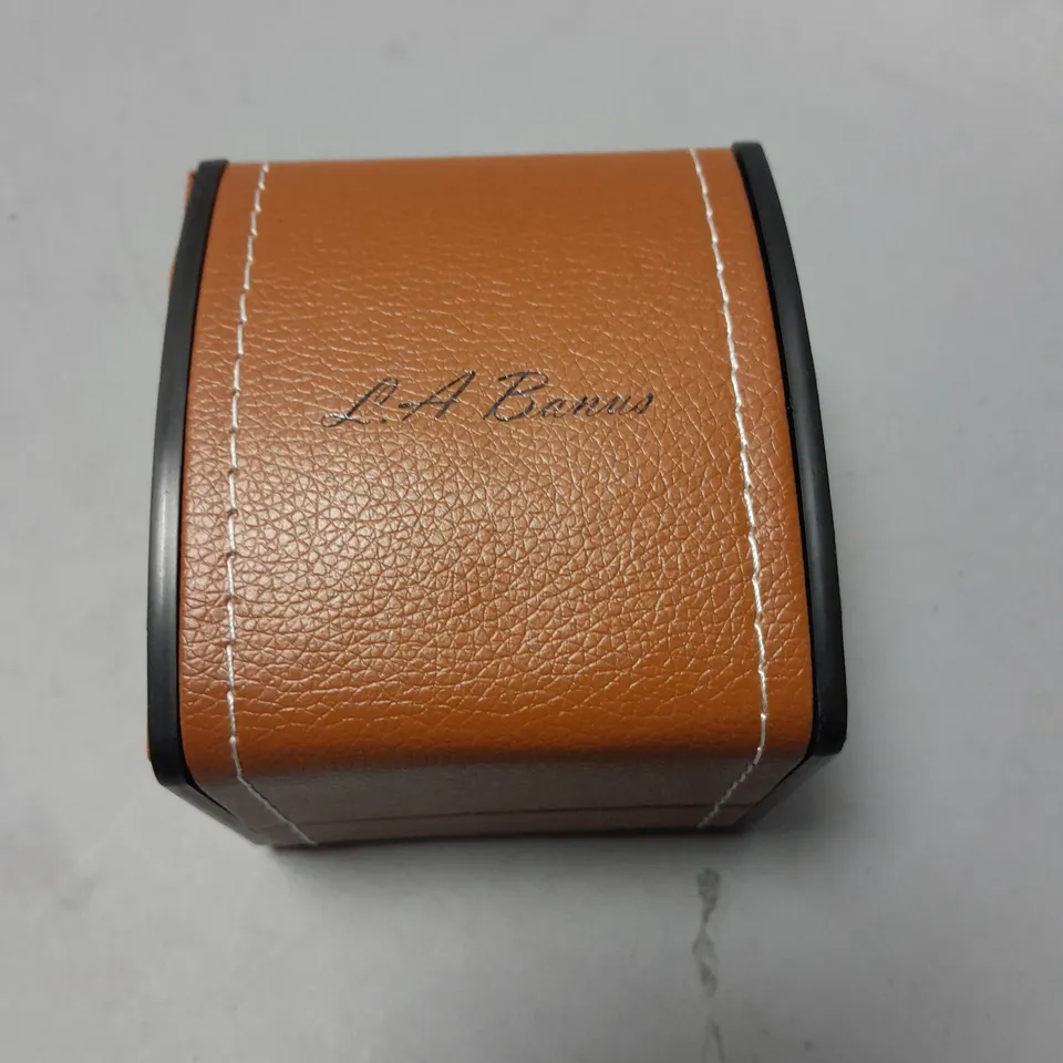 LADIES L.A BANUS GREEN DIAL ROSE GOLD LOOK WATCH IN GIFT BOX