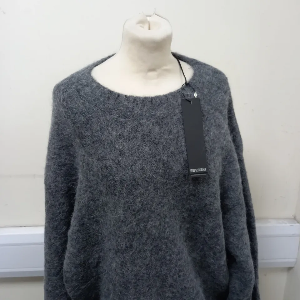 REPRESENT ALPACA WOOL JUMPER L