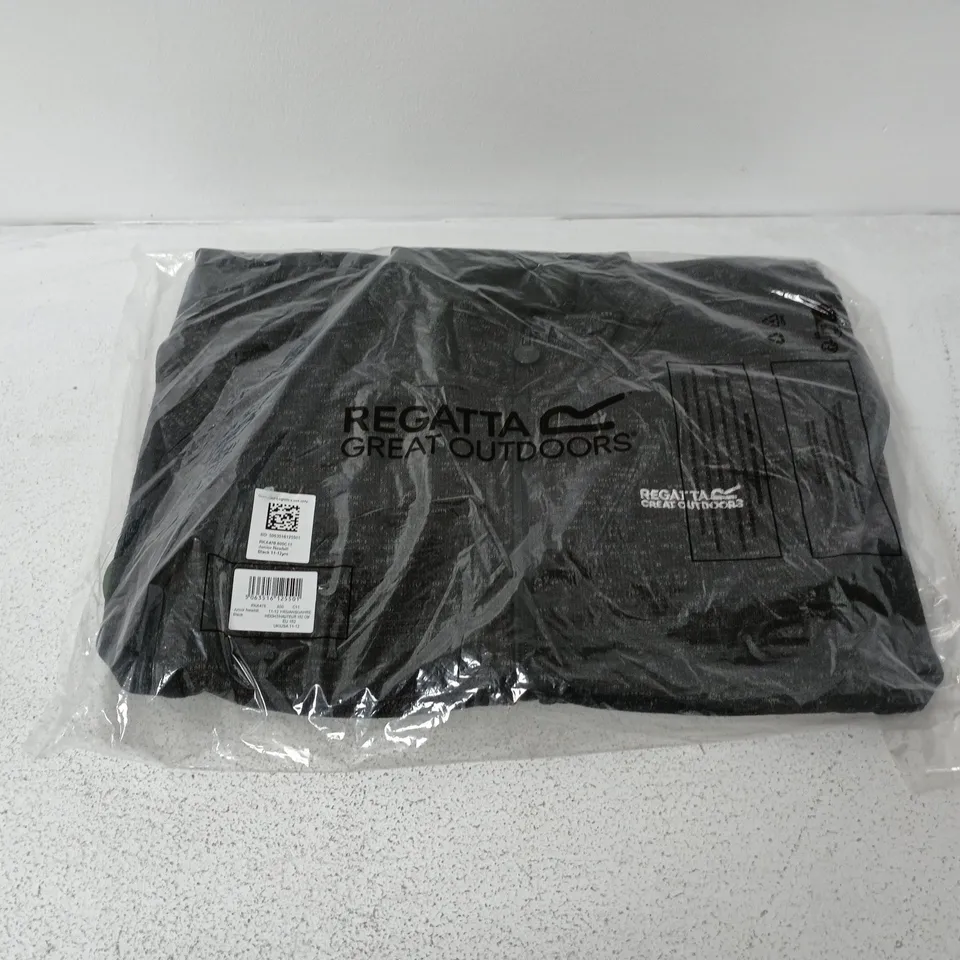 APPROXIMATELY 22 BRAND NEW REGATTA JUNIOR NEWHILLS IN BLACK - 11-12YRS