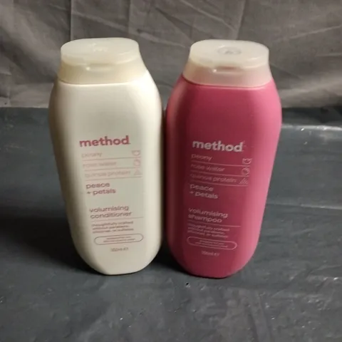 METHOD PEACE + PETALS VOLUMISING SHAMPOO & CONDITIONER DUO – 350ML EACH