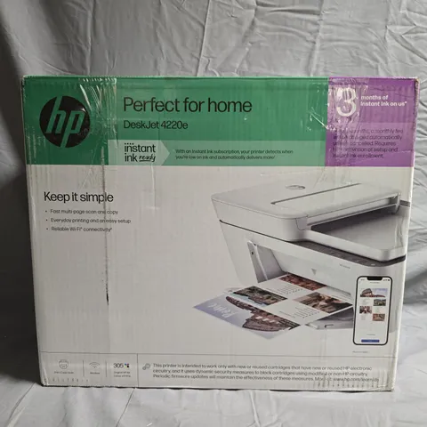 HP DESKJET 4220E PRINTER – BOXED (BOX INCLUDED)