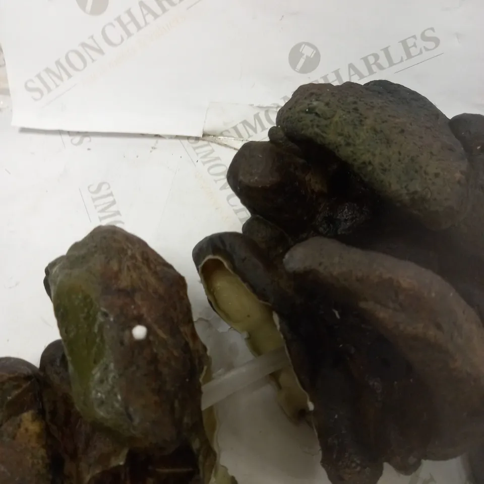 ALPINE CORPORATION 28 CM TALL INDOOR 3-TIER TABLETOP STONE WATER FOUNTAIN