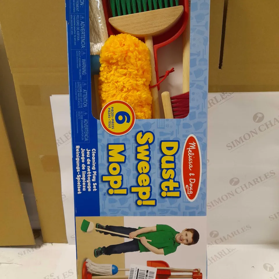 LET'S PLAY HOUSE! DUST, SWEEP & MOP  RRP £37.99