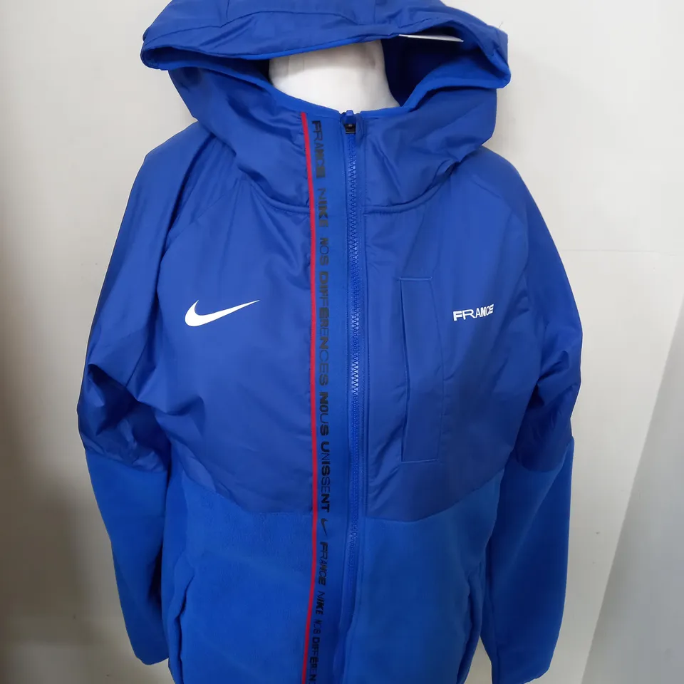 NIKE FRANCE ZIPPED COAT SIZE S 