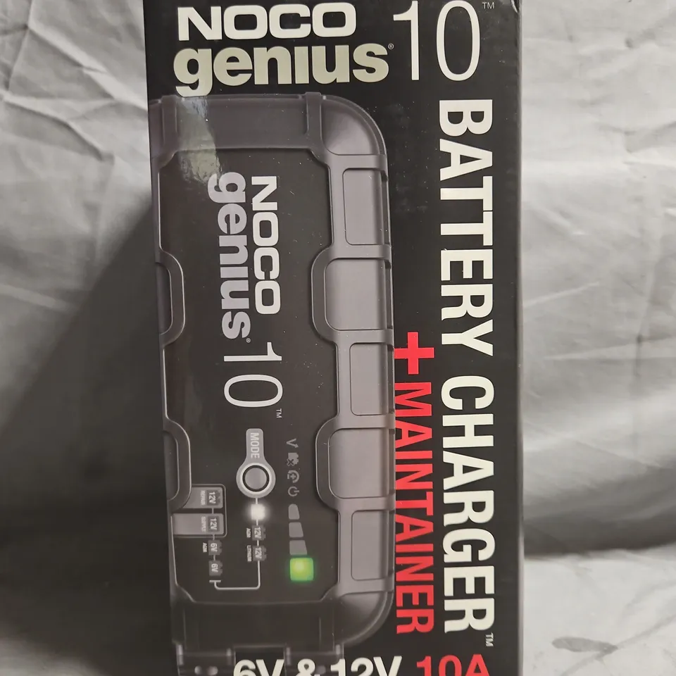 NOCO GENIUS 10 BATTERY CHARGER/MAINTAINER