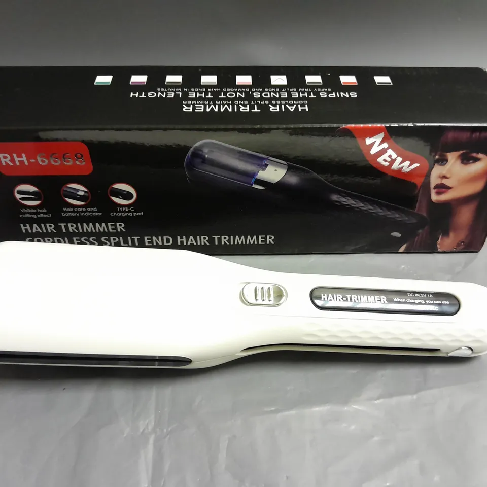 BOXED CORDLESS SPLIT ENDS HAIR TRIMMER RH-6668