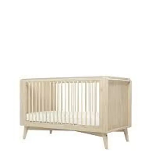 BOXED MAMAS & PAPAS COXLEY COT BED - NATURAL/OLIVE GREEN (2 BOXES)