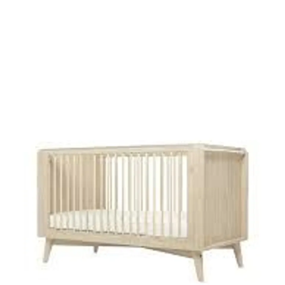 BOXED MAMAS & PAPAS COXLEY COT BED - NATURAL/OLIVE GREEN (2 BOXES)
