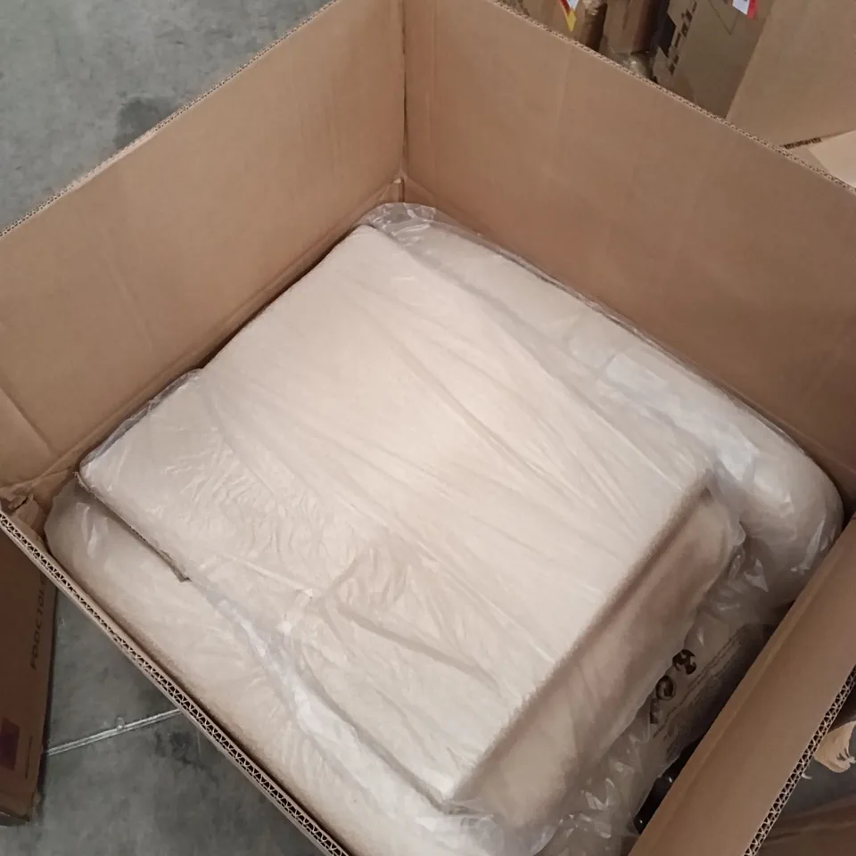 BOXED ARMCHAIR - BEIGE (1 BOX)