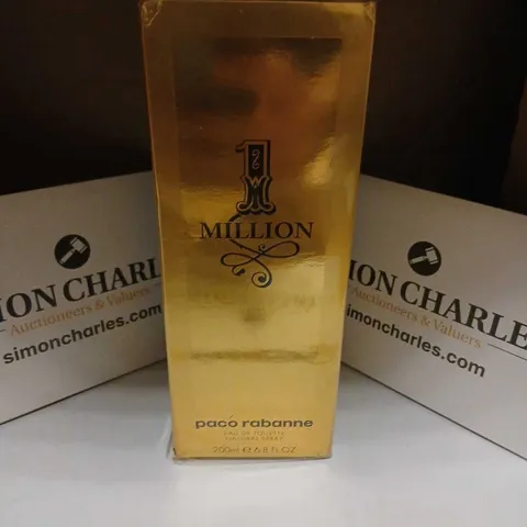 BOXED PACO RABANNE 1 MILLION EAU DE TOILETTE 200ML