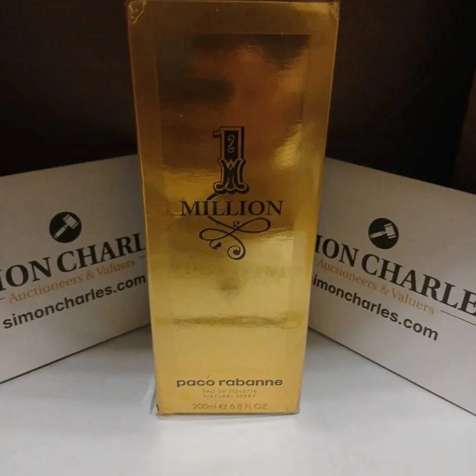 BOXED PACO RABANNE 1 MILLION EAU DE TOILETTE 200ML