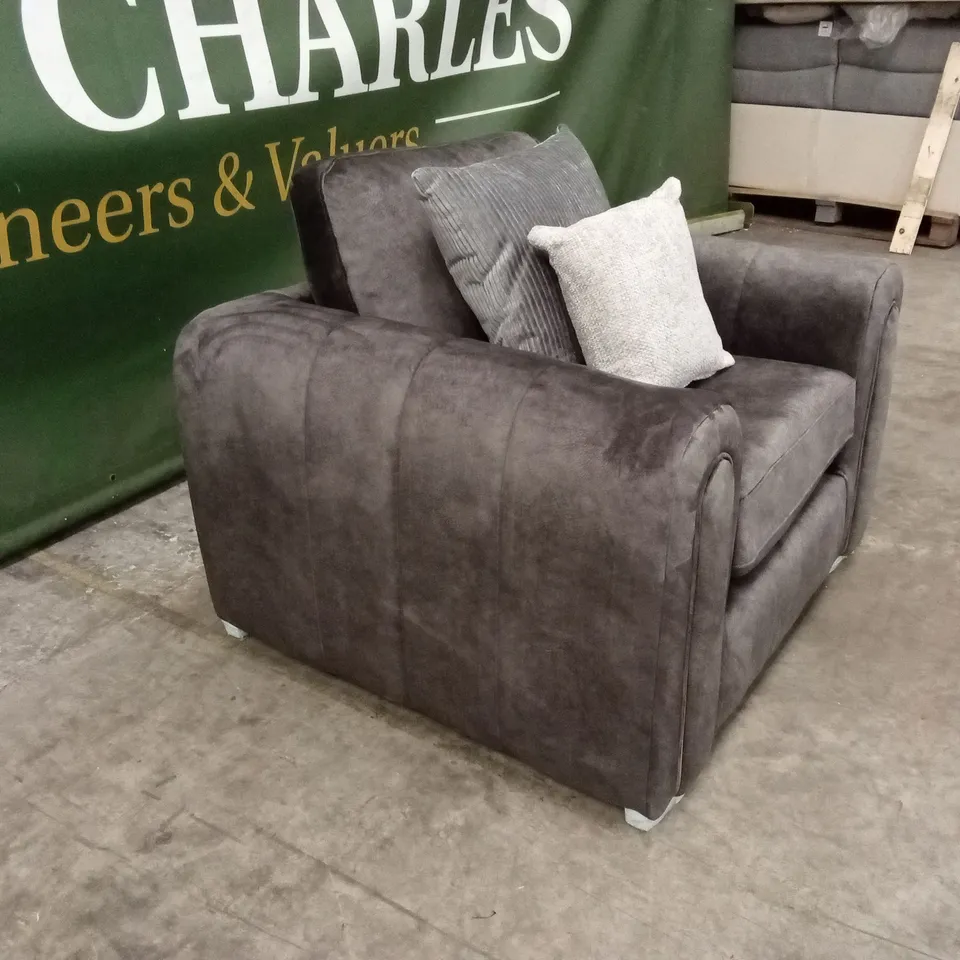 AMARA ARMCHAIR - CHARCOAL RRP £749