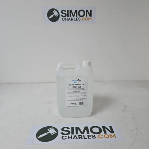 STRONGHOLD HAND SANITIZER FOAM RUB β 5 LITRE