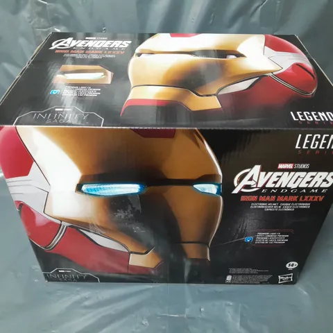 BOXED MARVEL AVENGERS IRON MAN AVENGERS LEGENDS GEAR 2 PREMIUM ELECTRONIC HELMET WITH LIGHT FX