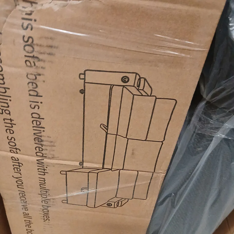 BOXED AX20511GY CONVERTIBLE SOFABED TWO BOXES