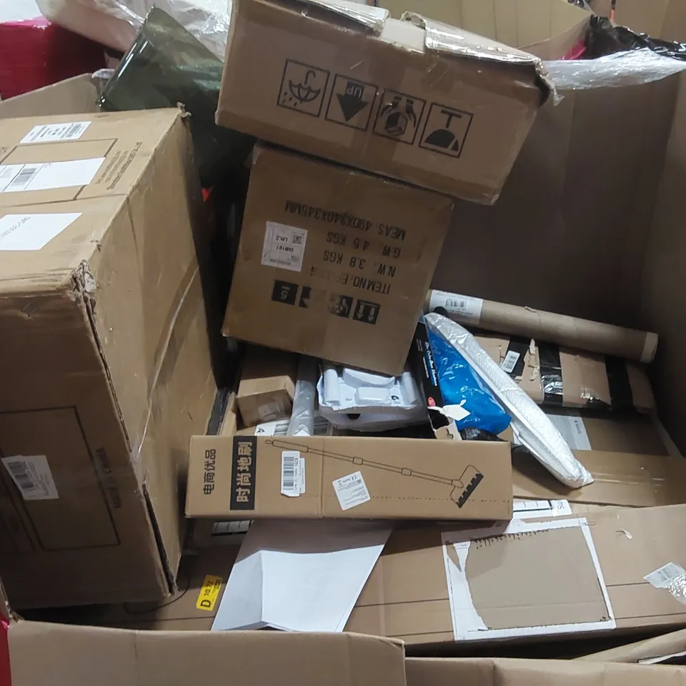 PALLET OF ASSORTED ITEMS INCLUDING: CANDY FLOSS MACHINE, AIR COOLERS, OFFICE CHAIR, TAP, SCOOTER ECT