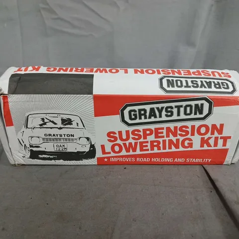 BOXED GRAYSTON SUSPENSION LOWERING KIT – CAR PARTS IN BOX