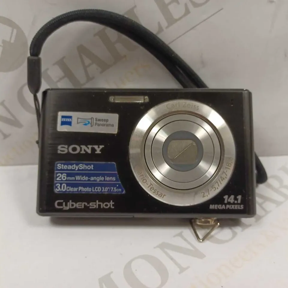 SONY DSC-W550 CAMERA WITH CASE - BLACK