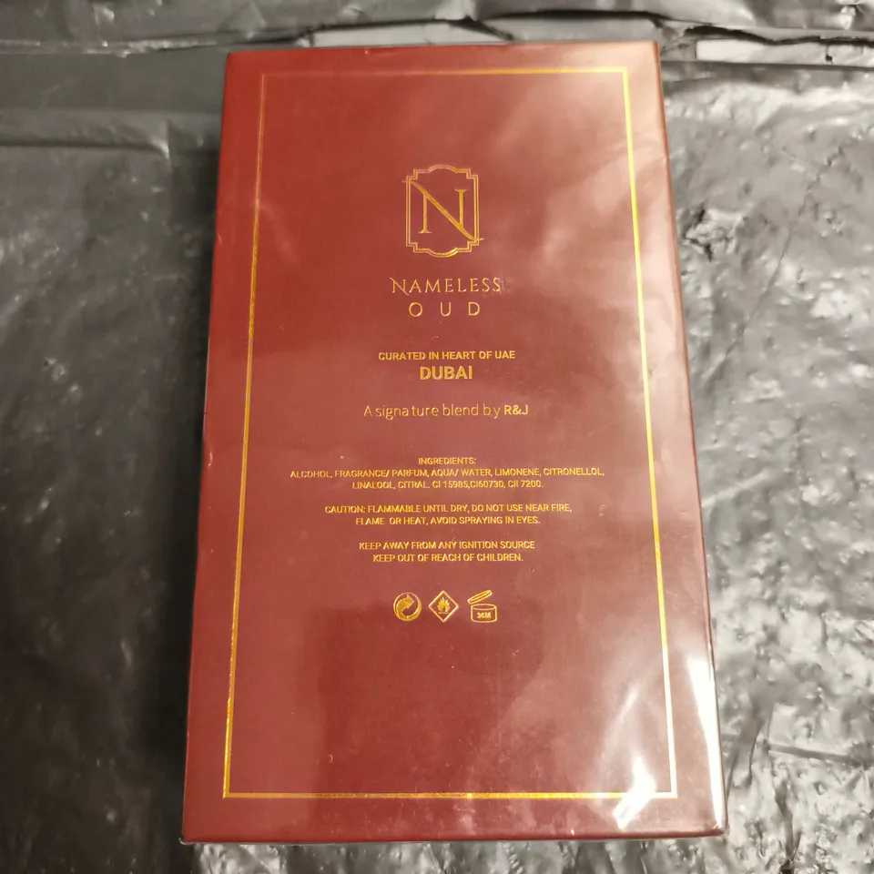 SEALED NAMELESS OUD DUBAI V1 FRAGRANCE - VOLUME UNSPECIFIED