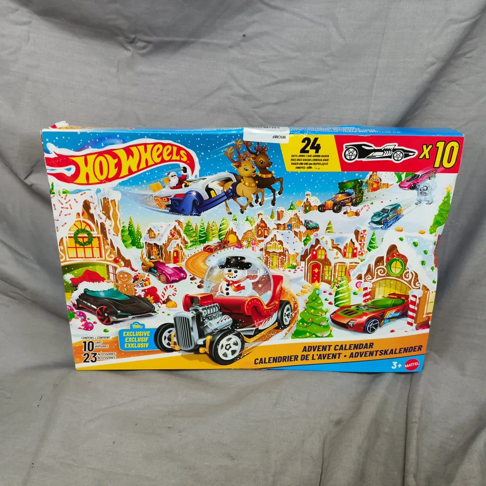 BOXED HOT WHEELS ADVENT CALENDAR