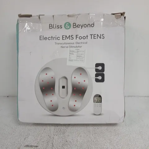 BLISS & BEYOND FOOT TENS EMS DEVICE – MODEL KTR-4026 – BOXED