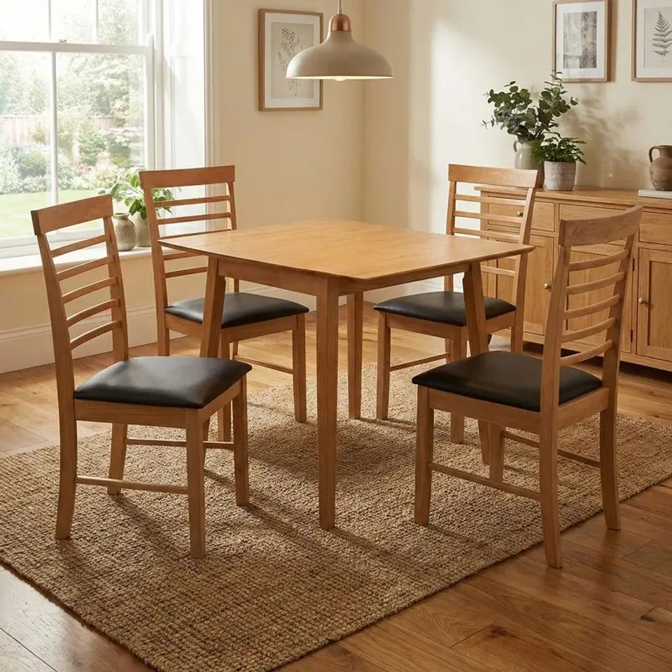 BOXED BOWERBANK EXTENDABLE DINING TABLE