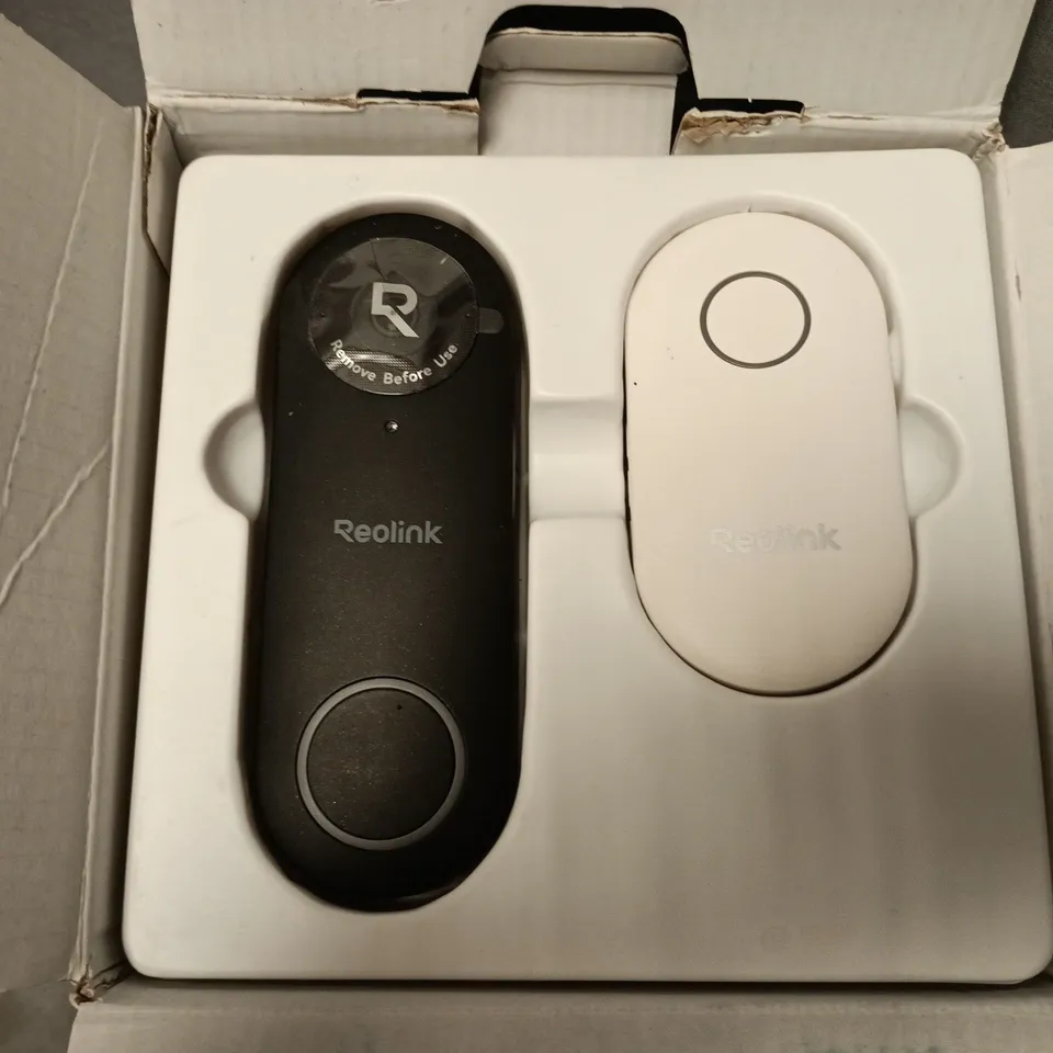 BOXED REOLINK VIDEO DOORBELL WIFI IN BLACK