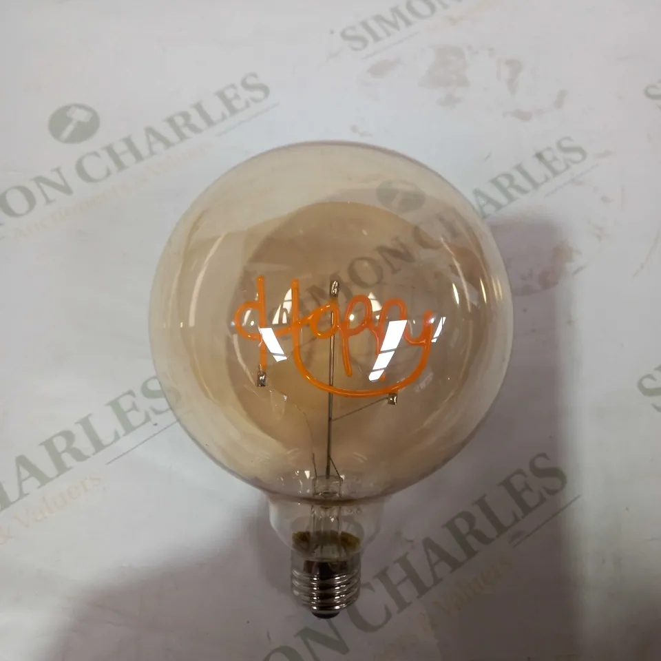 FILAMENT LED AMBER GLASS BULB