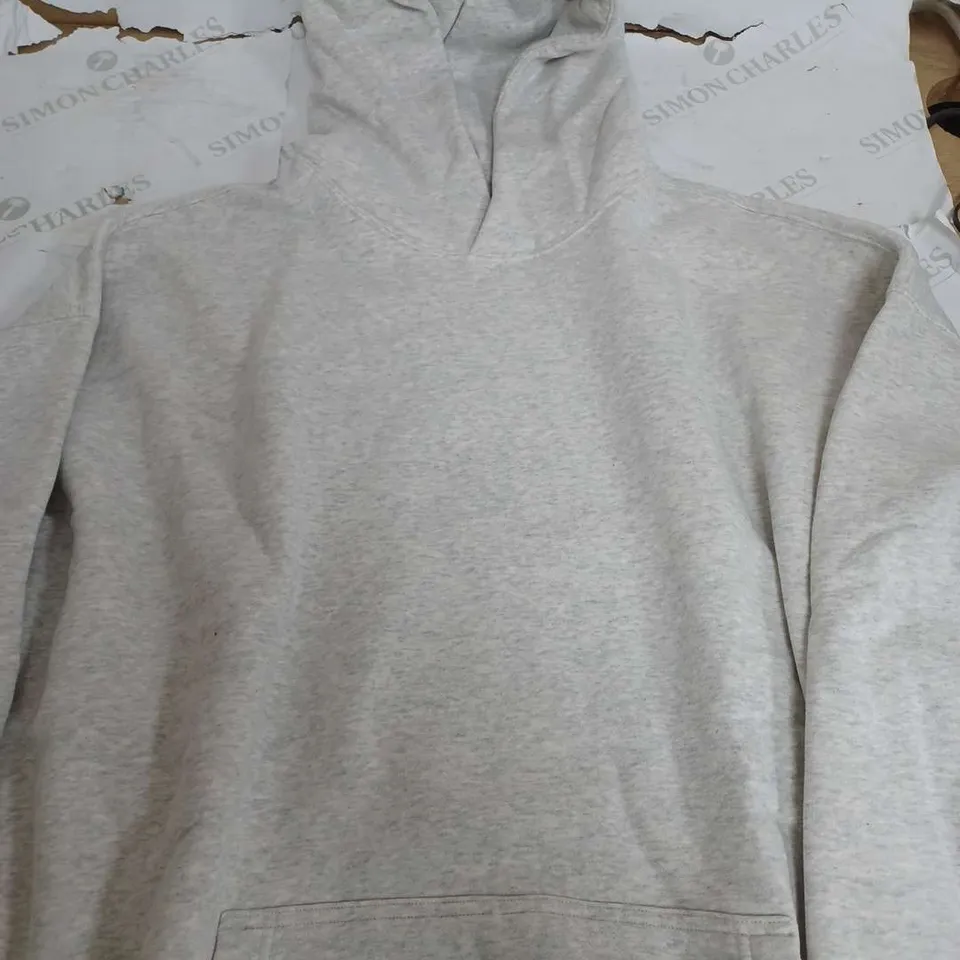ABERCROMBIE & FITCH LIGHT GREY SOFT HOODIE - XL