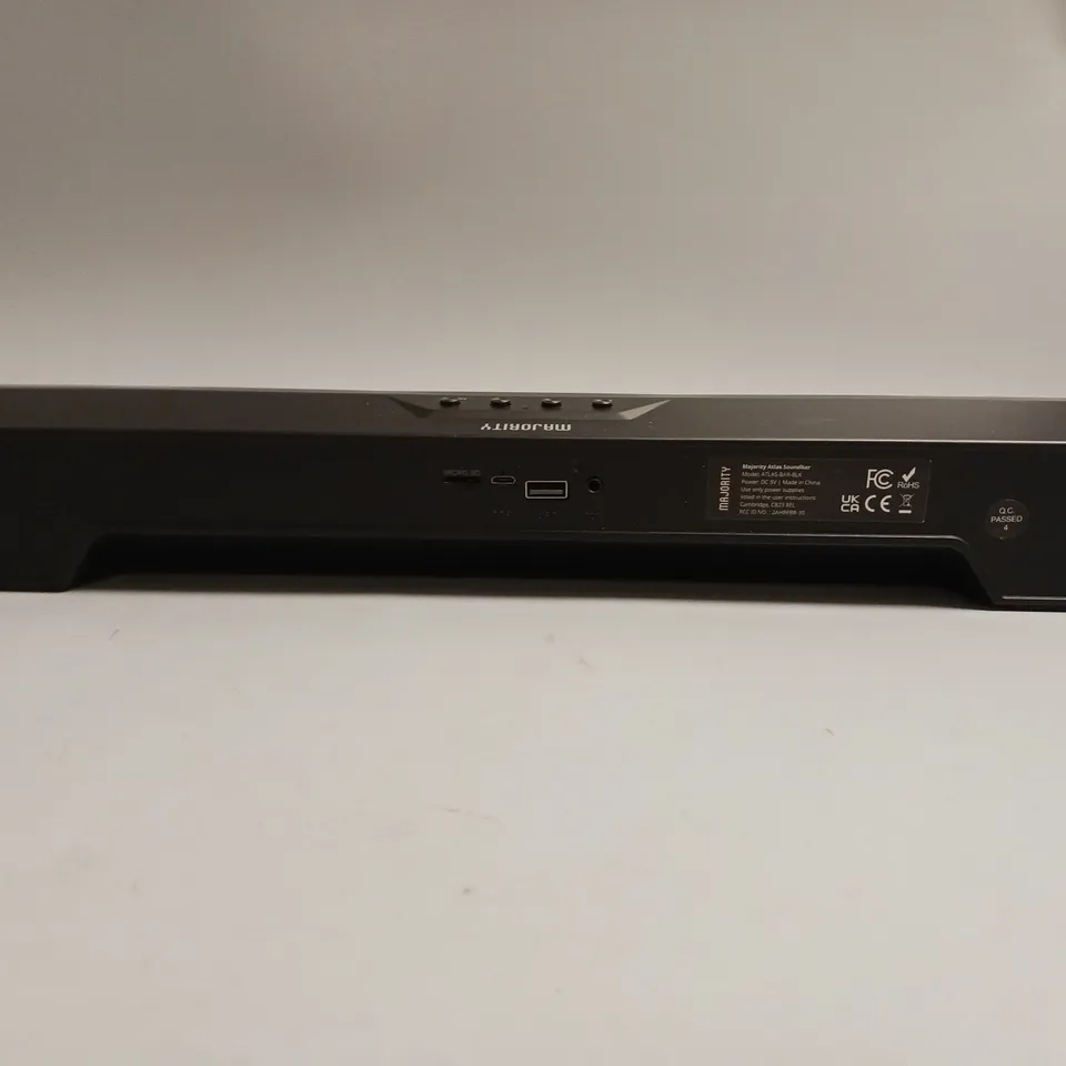 MAJORITY ATLAS COMPUTER SOUNDBAR IN BLACK
