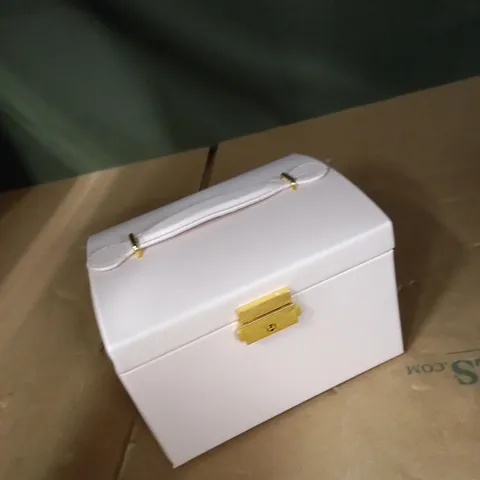 CREAM JEWELLERY STORAGE BOX