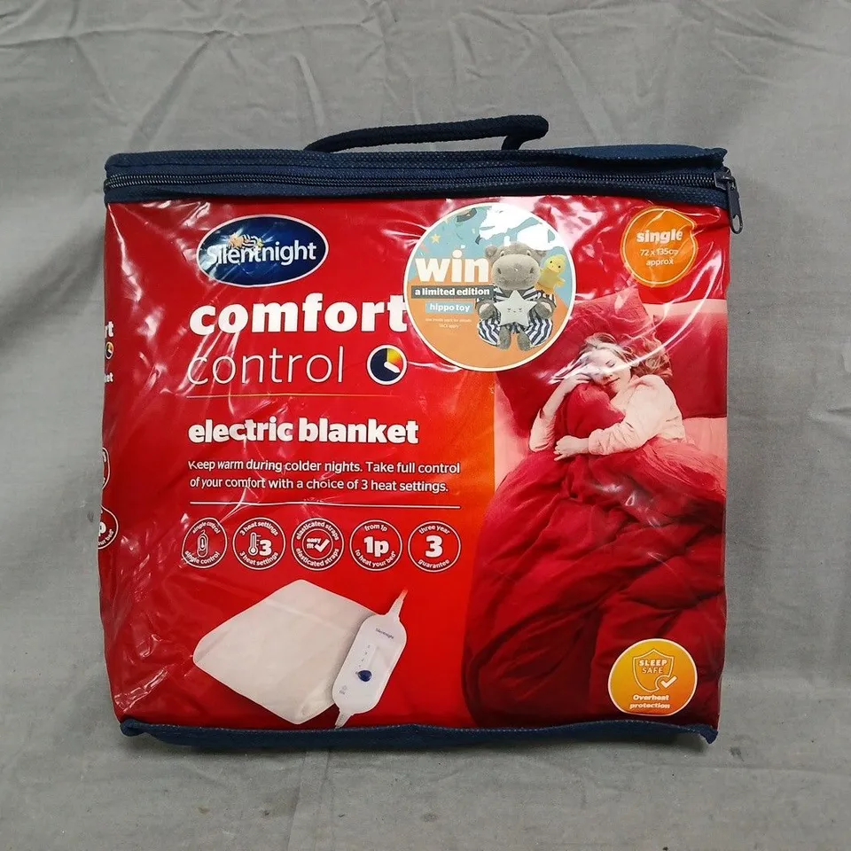 SILENTNIGHT COMFORT CONTROL ELECTRIC BLANKET