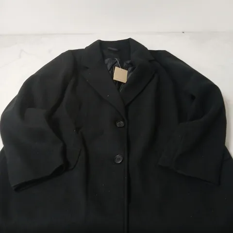 WILFRED FREE BLACK POLYESTER COAT β SIZE L