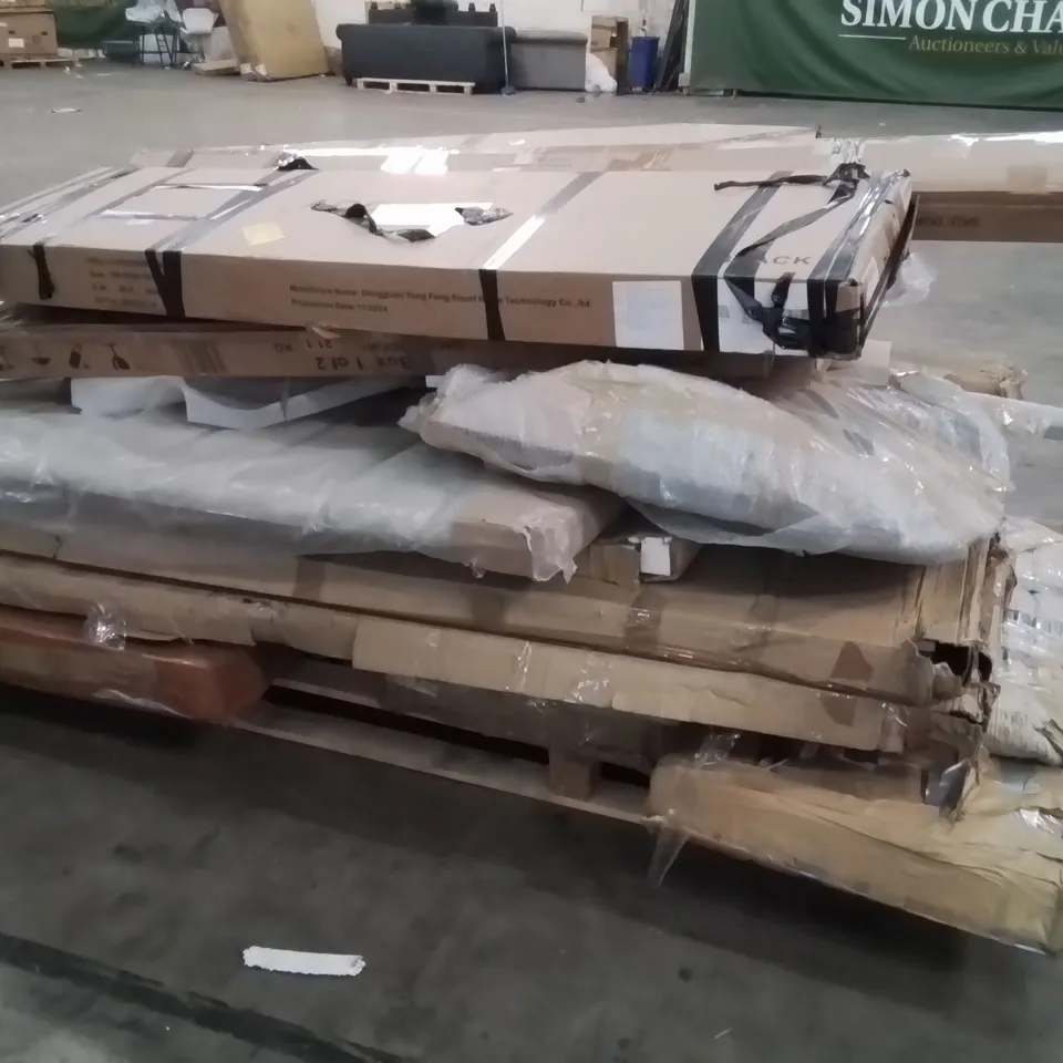 Pallet to include incomplete Furniture parts and peices 