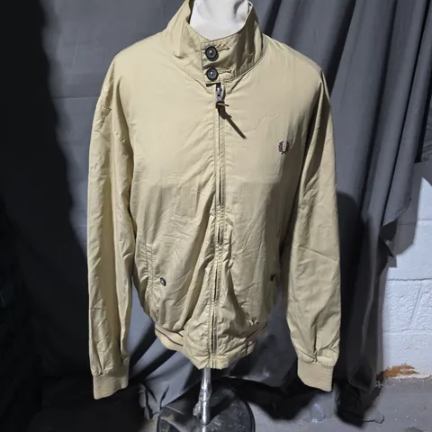 FRED PERRY KHAKI LIGHTWEIGHT JACKET – SIZE M