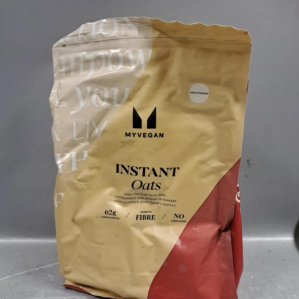 SEALED MY VEGAN INSTANT OATS - UNFLAVOURED - 2.5KG