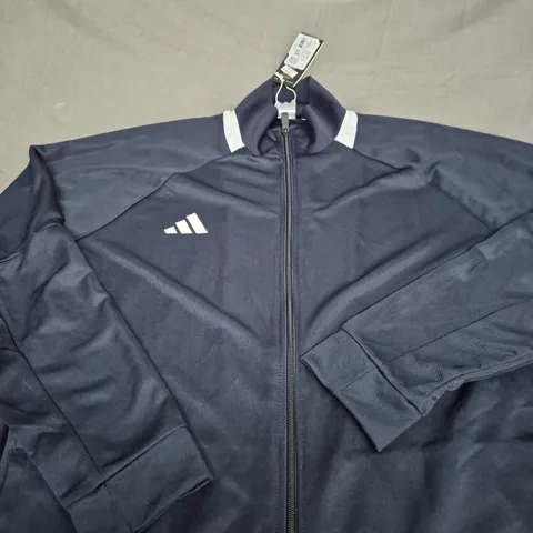 ADIDAS LOGO ZIP JACKET SIZE XL