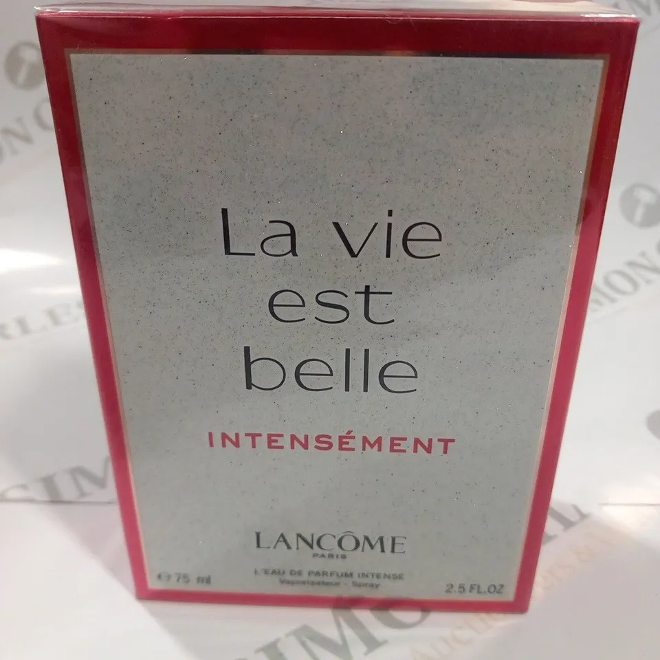 BOXED AND SEALED LA VIE EST BELLE INTENSEMENT LANCOME PARIS L'EAU DE PARFUM 75ML
