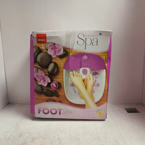 BOXED SENSIO HOME FOOT SPA